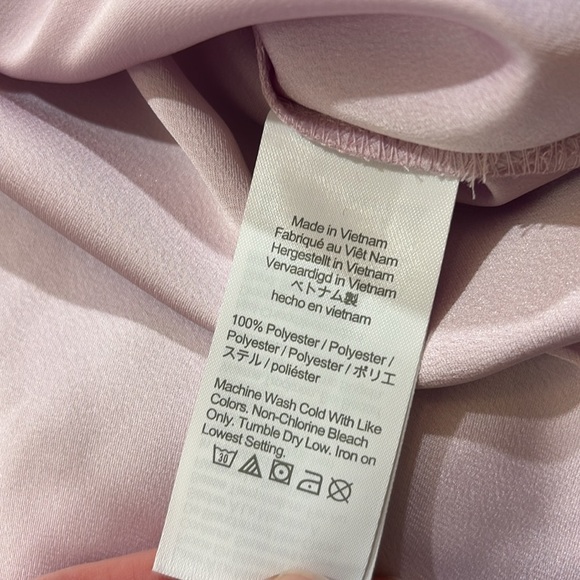 NWT J. CREW Puff-Sleeve Satin-Back Crepe Top in Lavender sz XSP - Picture 8 of 9